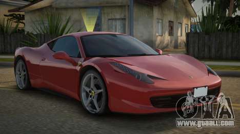 Ferrari 458 Italia Secrom for GTA San Andreas