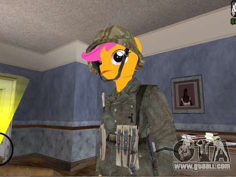 Scoots Anthro Nazi v1 for GTA San Andreas