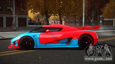 Koenigsegg Agera One Toshimy S3 for GTA 4