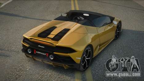 Lamborghini Huracan Roadster V1.1 for GTA San Andreas