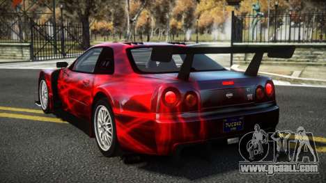 Nissan Skyline R34 Dibofas S7 for GTA 4