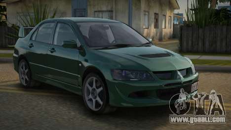 Mitsubishi Lancer Evolution VIII F-Sport for GTA San Andreas