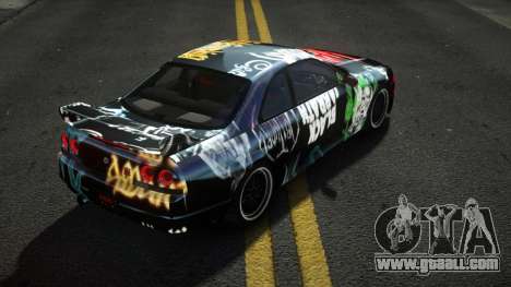 Nissan Skyline R33 Fahuz S4 for GTA 4