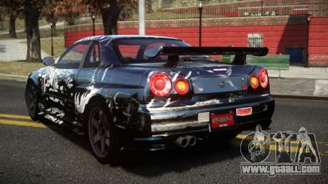Nissan Skyline R34 Dezro S13 for GTA 4
