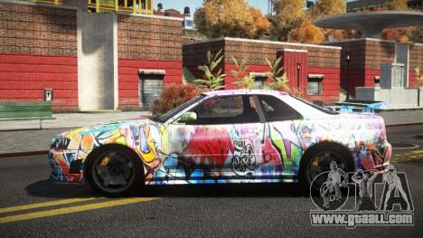 Nissan Skyline R34 Dezro S4 for GTA 4