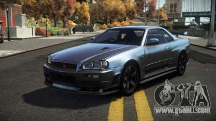 Nissan Skyline R34 Dezro for GTA 4