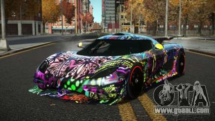 Koenigsegg Agera One Toshimy S13 for GTA 4