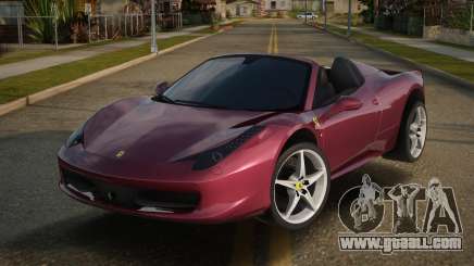 Ferrari 458 Spider V2.1 for GTA San Andreas