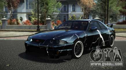 Nissan Skyline R33 Hikoshi S6 for GTA 4