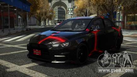 Mitsubishi Lancer Evolution X Rohisho S8 for GTA 4
