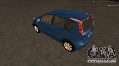 Nissan Note 2011 [IVF] for GTA San Andreas