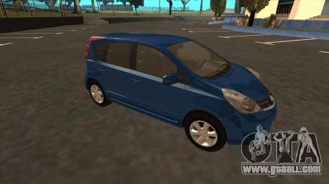 Nissan Note 2011 [IVF] for GTA San Andreas