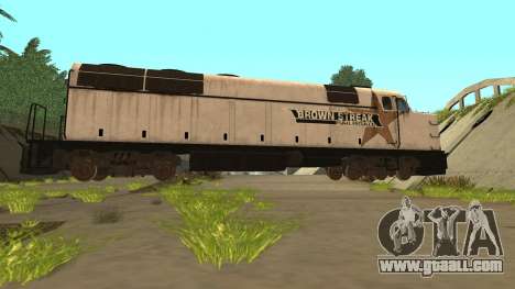 Brown Streak Train v1.8.1 for GTA San Andreas
