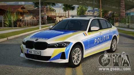 BMW 320i Romanian Police for GTA San Andreas