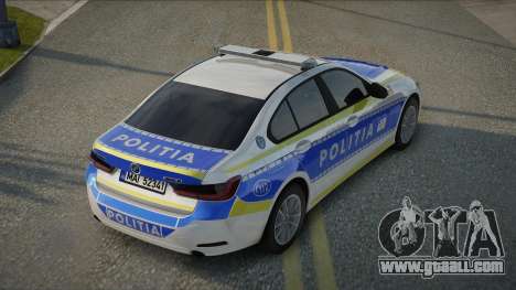 BMW 320i Romanian Police for GTA San Andreas