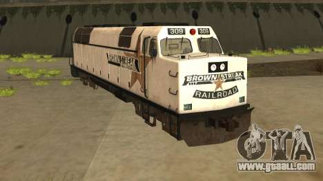 Brown Streak Train v1.8.1 for GTA San Andreas