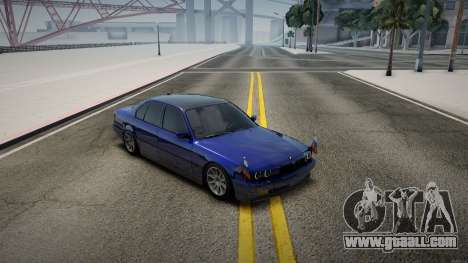 Bmw E38 Subwoofer for GTA San Andreas