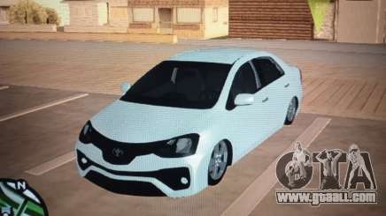 Toyota Etios Sedan (floored) for GTA San Andreas
