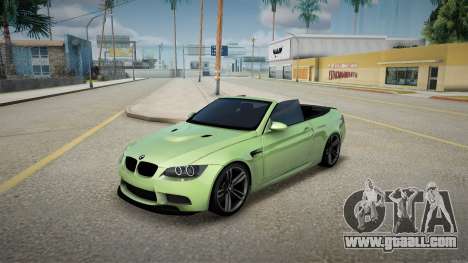 Bmw E93 335 Non-Facelift for GTA San Andreas