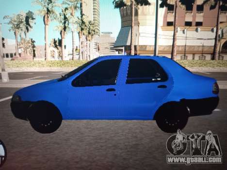 Fiat Siena 1997 (black wheels) for GTA San Andreas