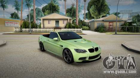 Bmw E93 335 Non-Facelift for GTA San Andreas
