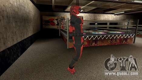 Lady Deadpool boxing bag for GTA San Andreas