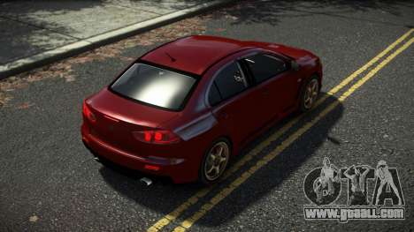 Mitsubishi Lancer Evo X Blaurs for GTA 4