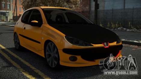 Peugeot 206 CT6-Hl for GTA 4