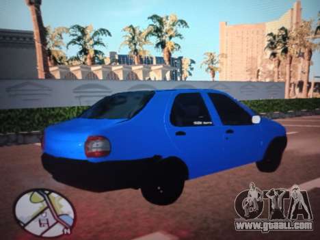 Fiat Siena 1997 (black wheels) for GTA San Andreas