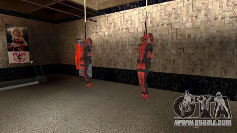 Lady Deadpool boxing bag for GTA San Andreas