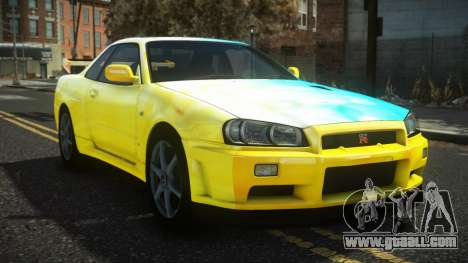 Nissan Skyline R34 Drujo S7 for GTA 4