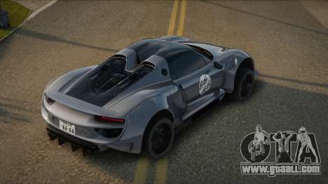 Porsche 918 Dusta for GTA San Andreas