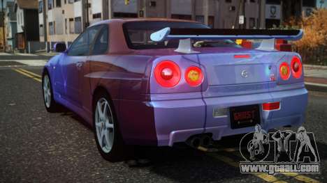 Nissan Skyline R34 Drujo S8 for GTA 4