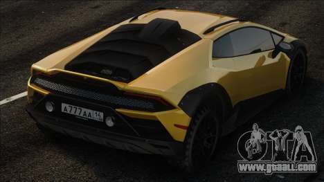 Lamborghini Huracan Sterrato Yellow for GTA San Andreas