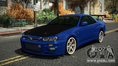 Nissan Skyline R34 Bayoky for GTA 4