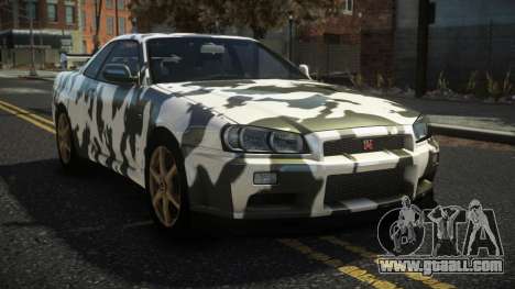 Nissan Skyline R34 Nazuxy S14 for GTA 4