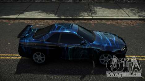 Nissan Skyline R34 Drujo S2 for GTA 4