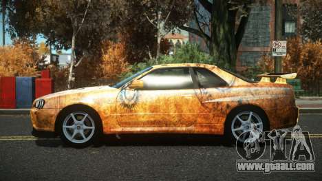 Nissan Skyline R34 Drujo S9 for GTA 4