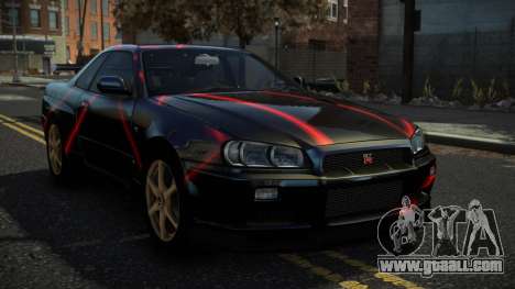 Nissan Skyline R34 Nazuxy S12 for GTA 4