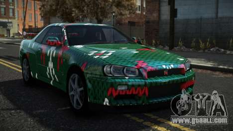 Nissan Skyline R34 Drujo S13 for GTA 4