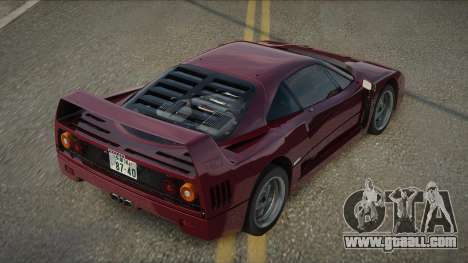 Ferrari F40 87th for GTA San Andreas