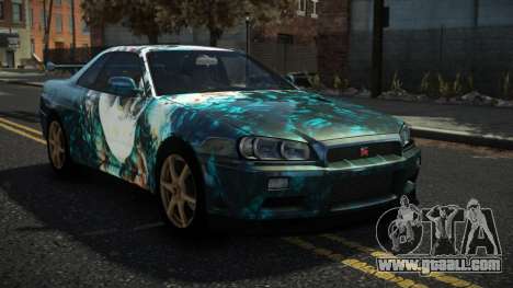 Nissan Skyline R34 Nazuxy S3 for GTA 4