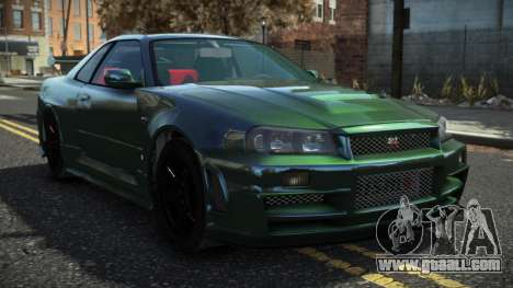 Nissan Skyline R34 Nortas for GTA 4
