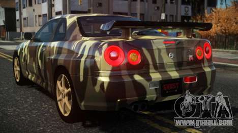 Nissan Skyline R34 Nazuxy S9 for GTA 4