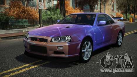 Nissan Skyline R34 Drujo S8 for GTA 4