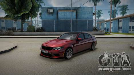 Bmw M5 F90 RO Plates for GTA San Andreas