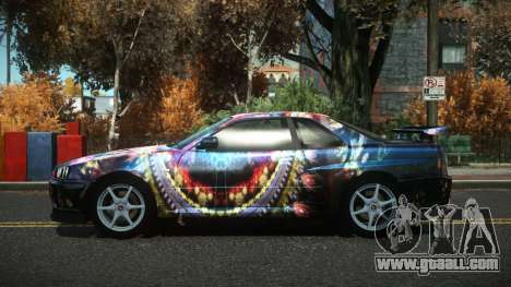 Nissan Skyline R34 Drujo S10 for GTA 4