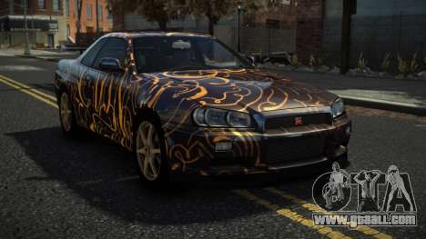 Nissan Skyline R34 Nazuxy S7 for GTA 4