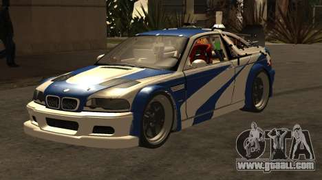 Supra Engine Back To Future Bmw M3 GTR V2 for GTA San Andreas