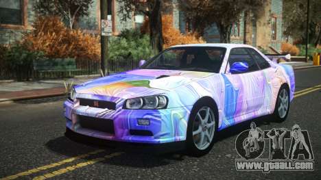 Nissan Skyline R34 Drujo S11 for GTA 4